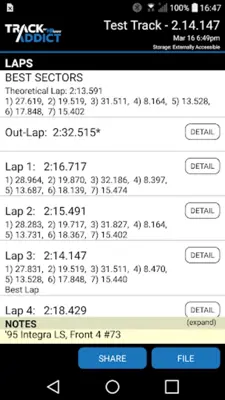 TrackAddict android App screenshot 6